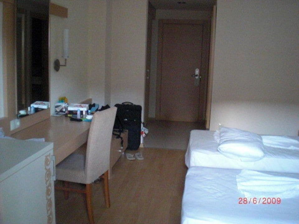 Zimmer vom Balkon aus Solivia Hotel