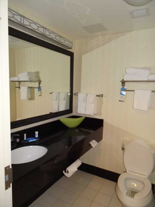Waschbecken und WC Fairfield Inn & Suites Miami Airport South