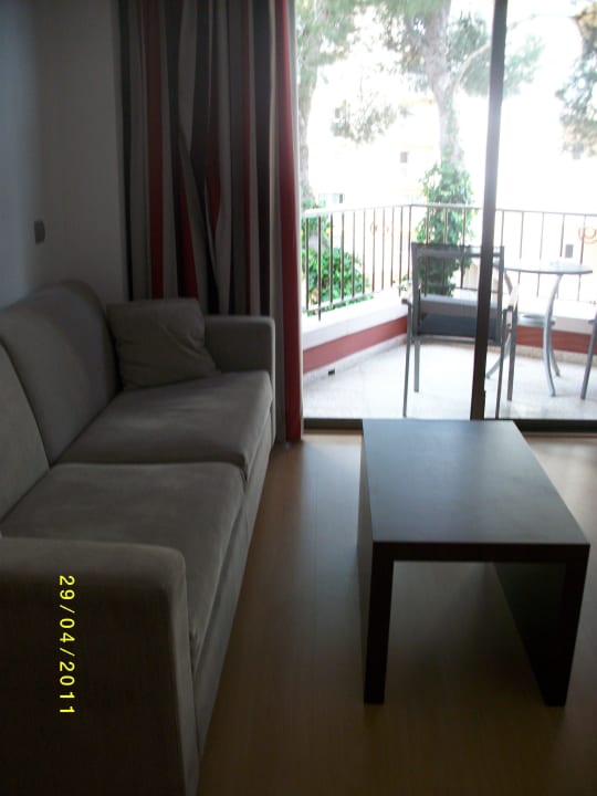 Blick auf den Balkon. Hotel Pabisa Chico