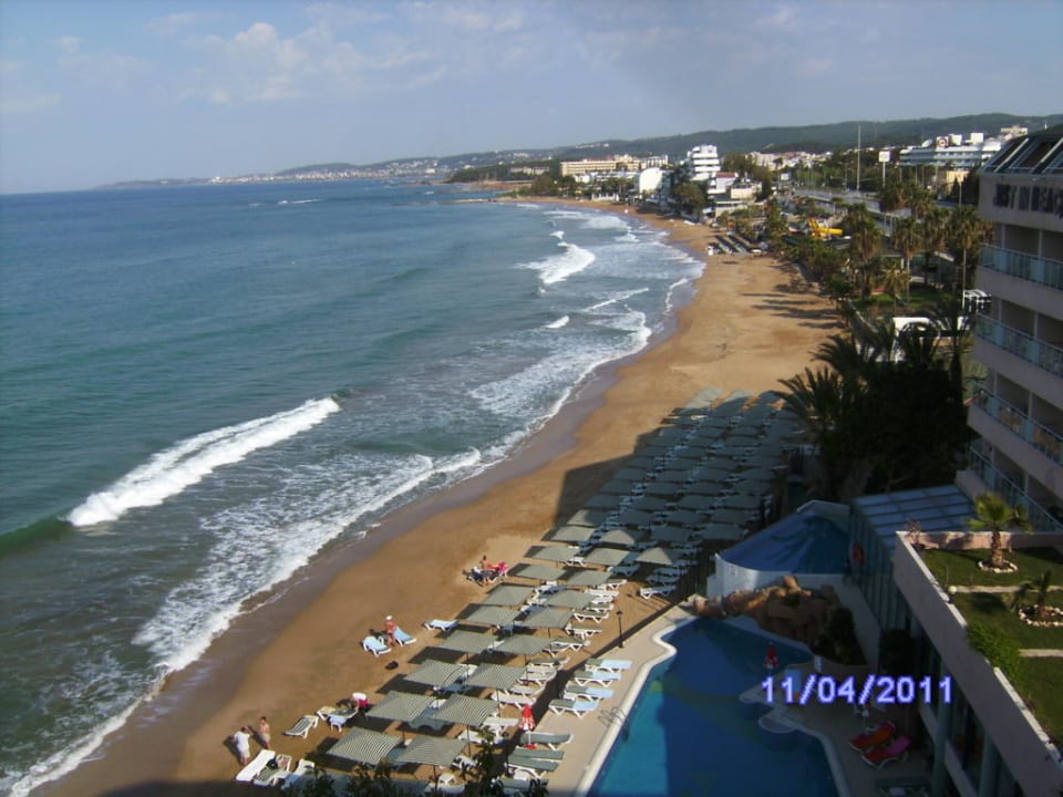 Vogelperspektive Aska Hotel Just in Beach