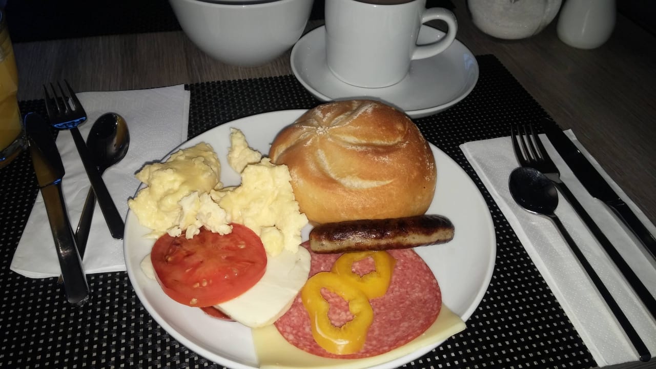 Teil vom Frühstück Hotel Gideon