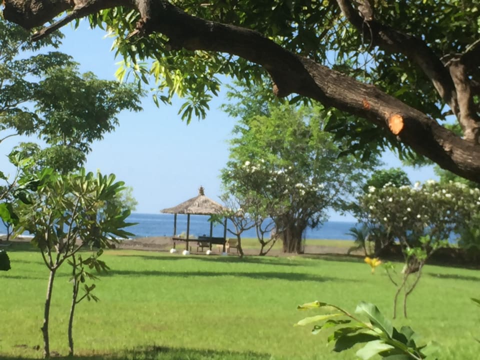 Blick vom Bungalow auf's Meer Hotel Bali Oase Resort