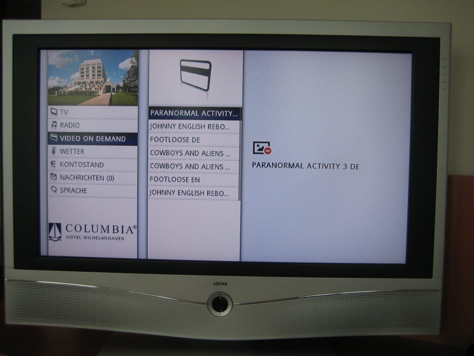 Video on Demand ATLANTIC Hotel Wilhelmshaven