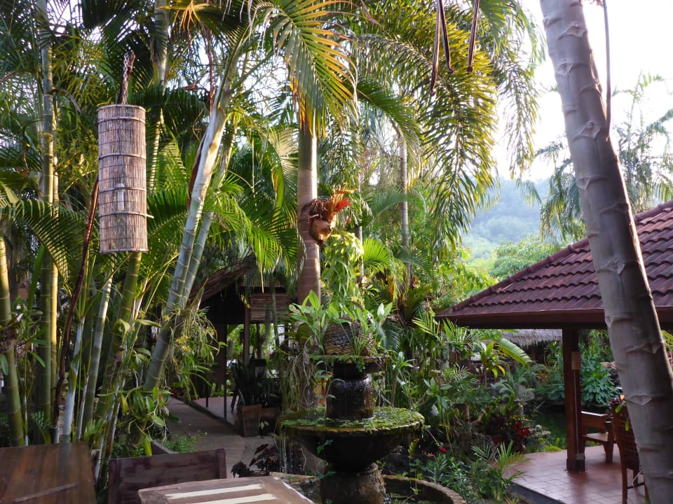 Gartenanlage Frog and Catfish Country Inn