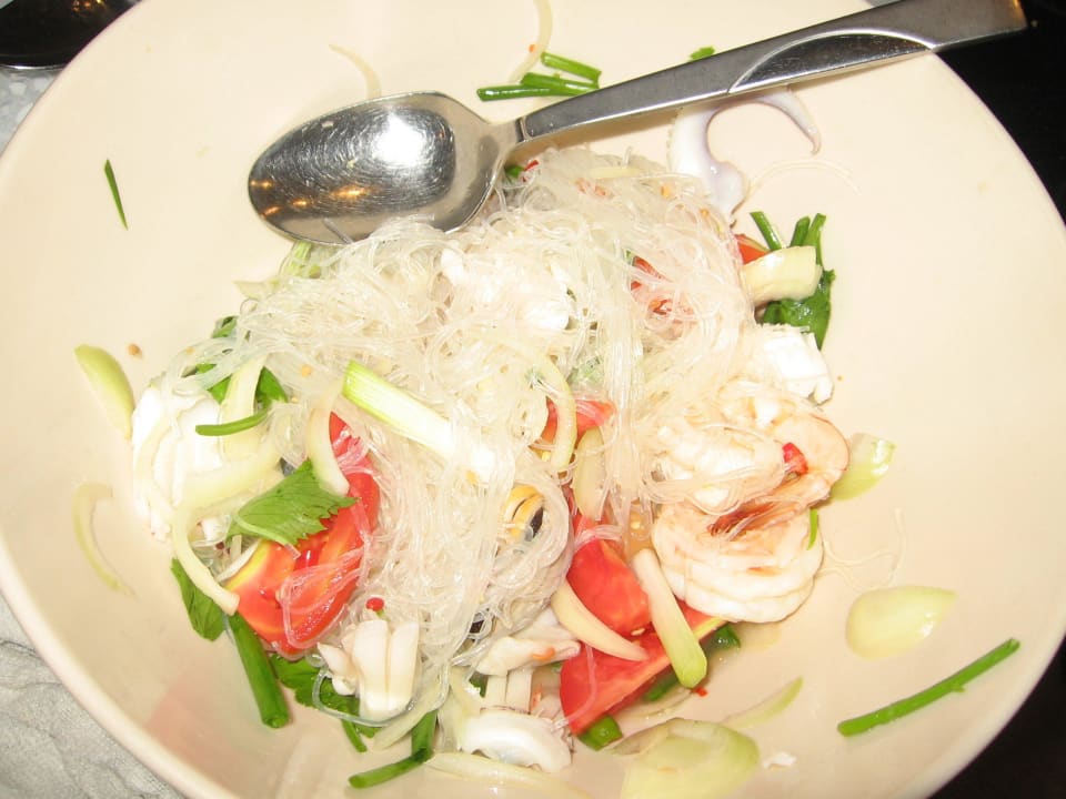 Spicy Salad with Glass Noodle, Prawn and Squid Dinso Resort & Villas Ko Chang, Vignette Collection by IHG