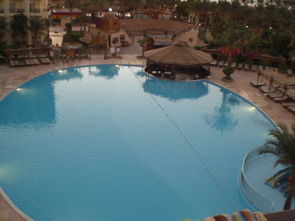 Aussicht vom Balkon Le Jardin Aqua Park Resort