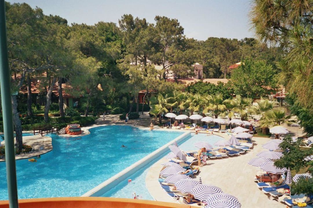 Die Aussicht von der Rutsche aus fotografiert Ulusoy Kemer Holiday Club