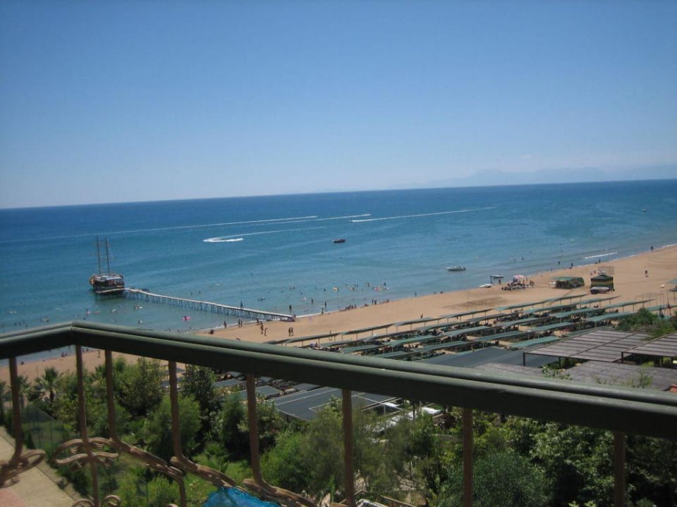 Blick vom Balkon Hotel Defne Dream