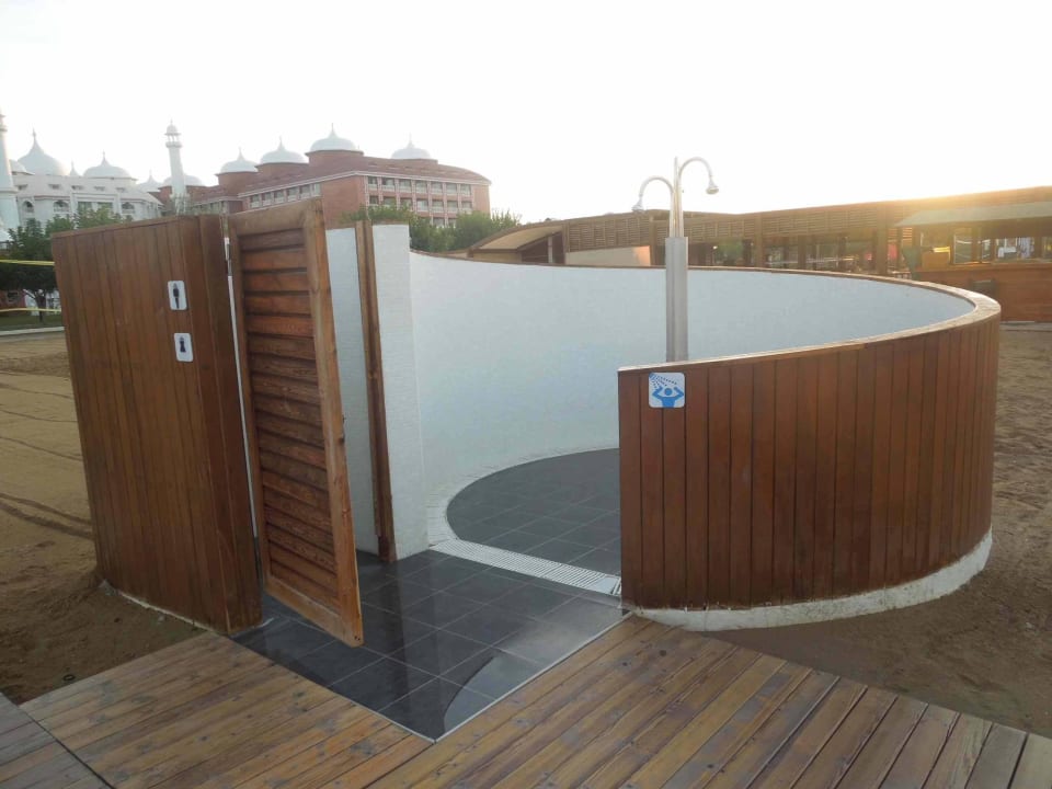 Dusche und Umkleide Royal Taj Mahal Hotel