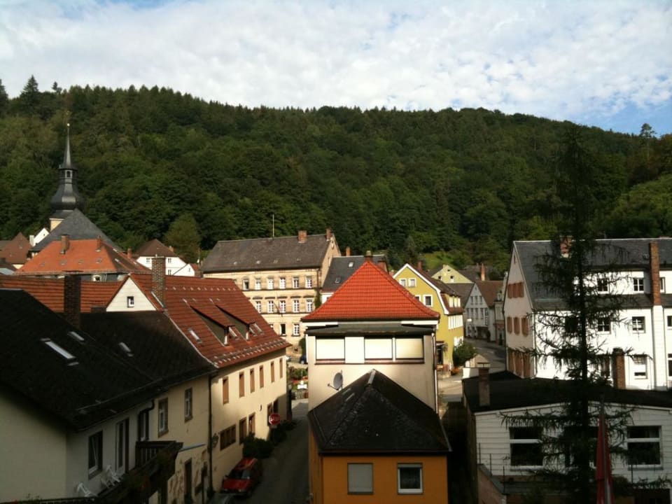 Blick vom Balkon des Hotel Heissinger Hotel Heissinger