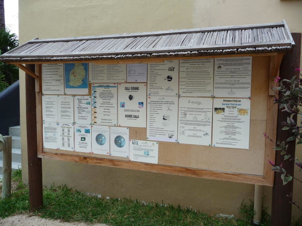 Informationstafel Veranda Pointe aux Biches Hotel