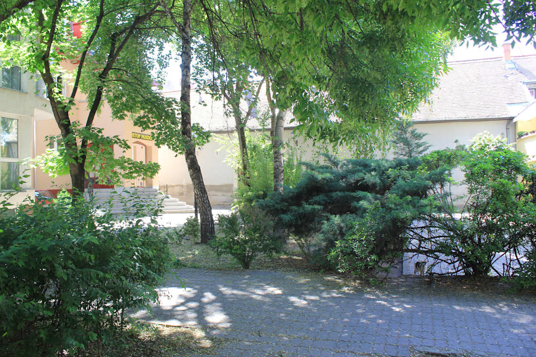 Gartenanlage Pension Stop