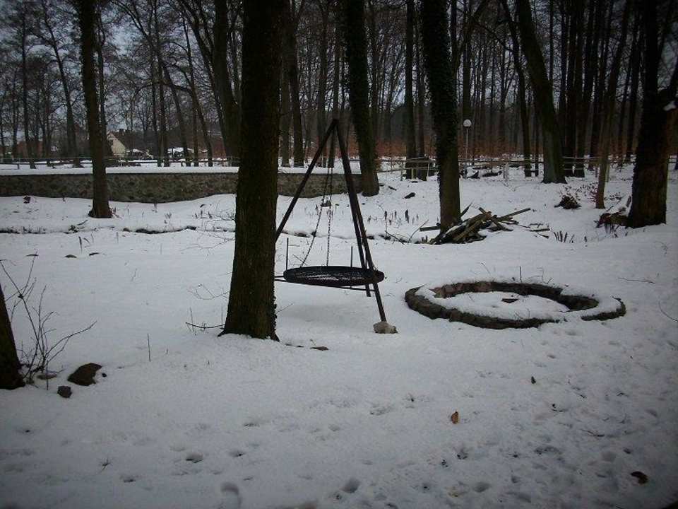 Grillplatz vor dem Partyraum Guesthouse Stary Folwark