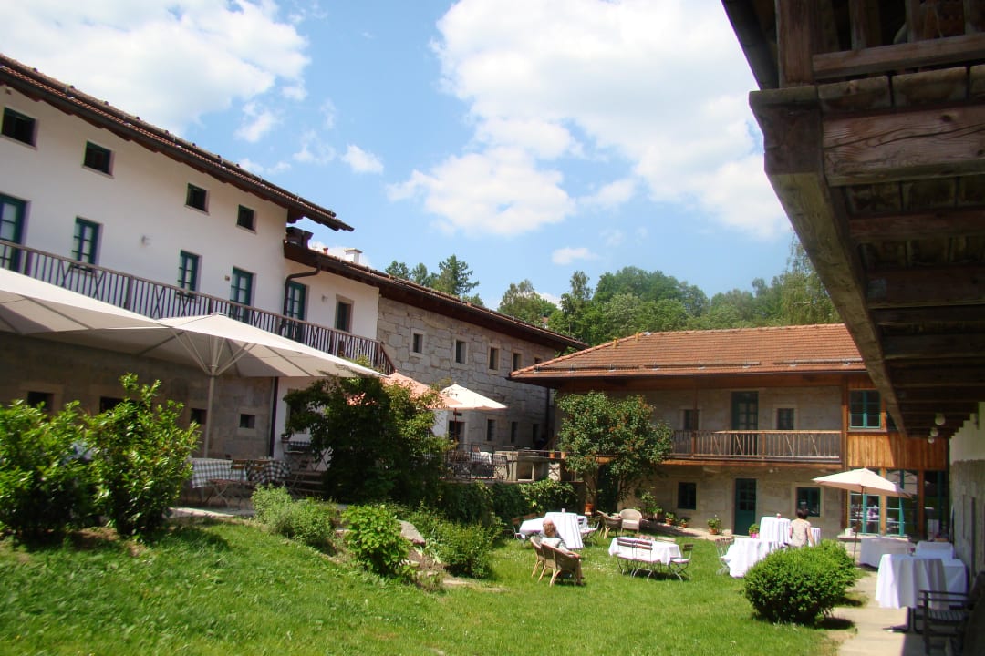 Innenhof Naturhotel Gidibauer Hof