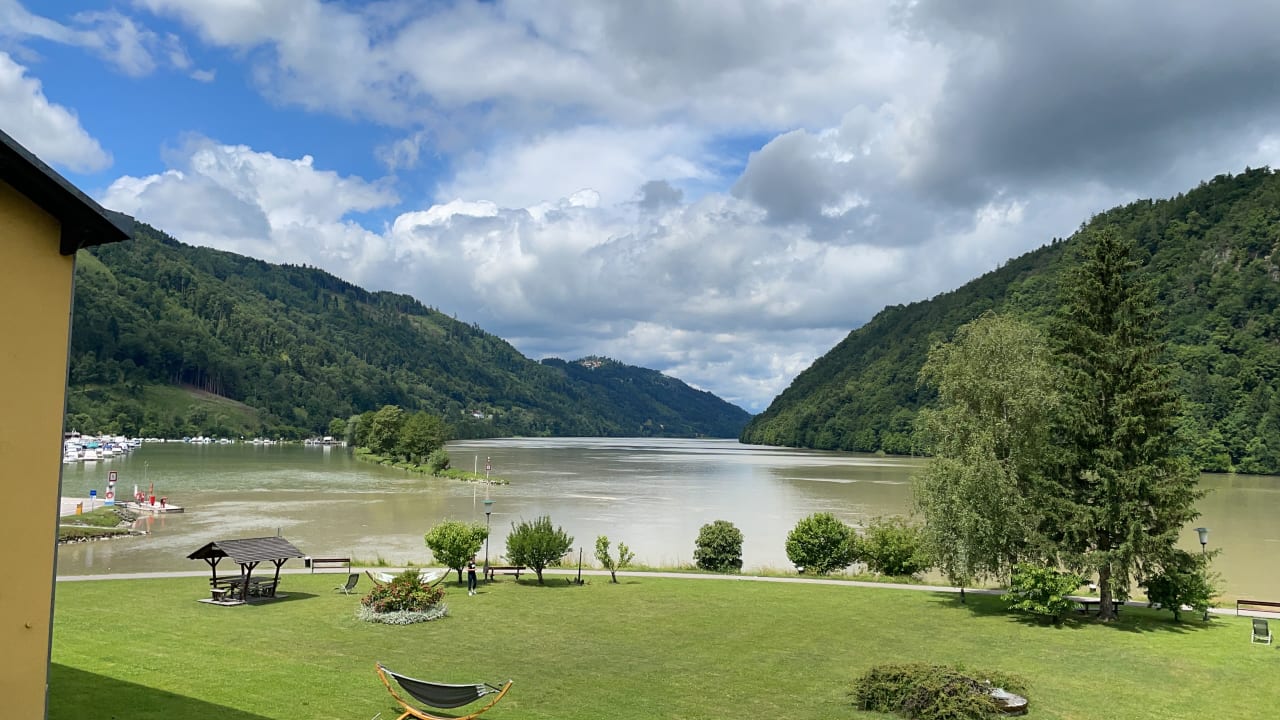 Ausblick Riverresort Donauschlinge