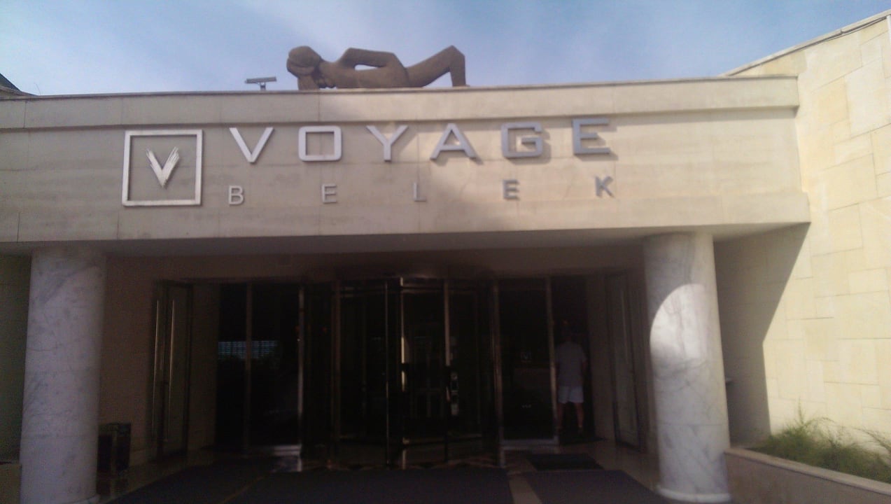 Eingang zum Haupthaus Voyage Belek Golf & Spa