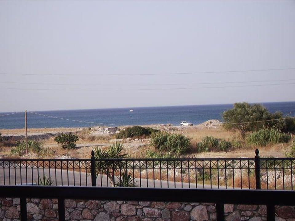 Blick vom Hotel zum Meer Atlantica Mikri Poli Rhodes