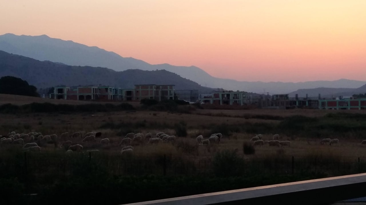 Blick von unserem Balkon HARPIN Georgioupolis Resort Aquapark & SPA