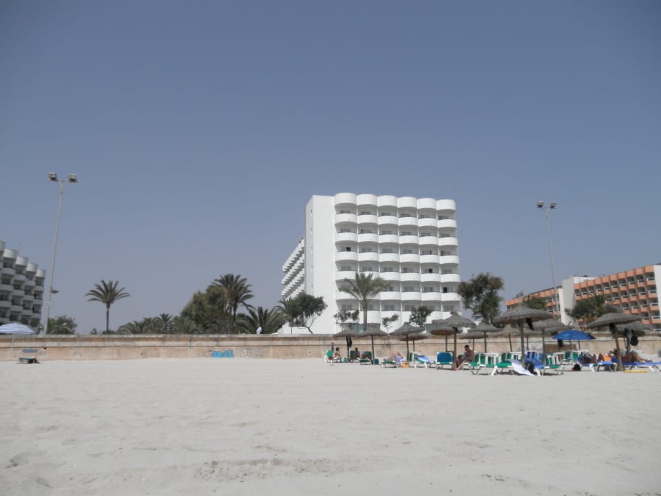 Hotel vom Strand aus Hipotels Hipocampo Playa