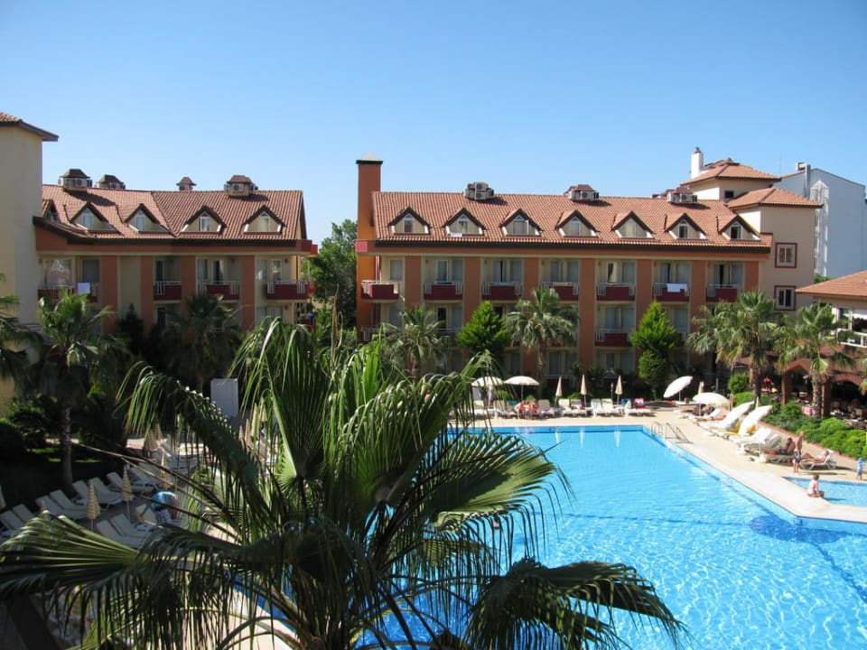 Blick vom Balkon  Hotel Orfeus Park