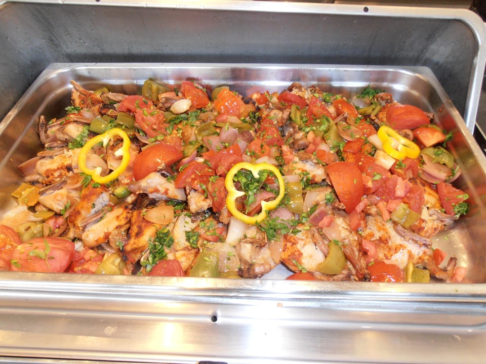Hauptspeisenbuffet-gefüllte Wachteln Palm Beach Resort