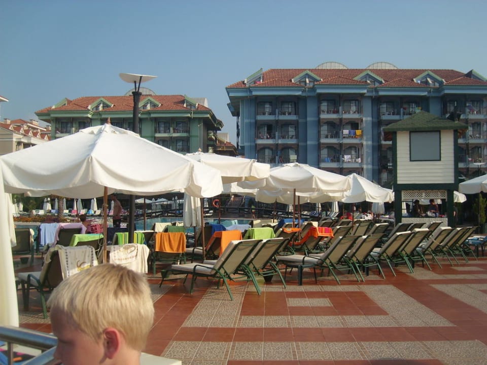 Blick auf Wohnhäuser Hotel Turan Prince