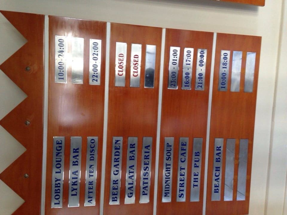 Infotafel Limak Limra Hotel & Resort