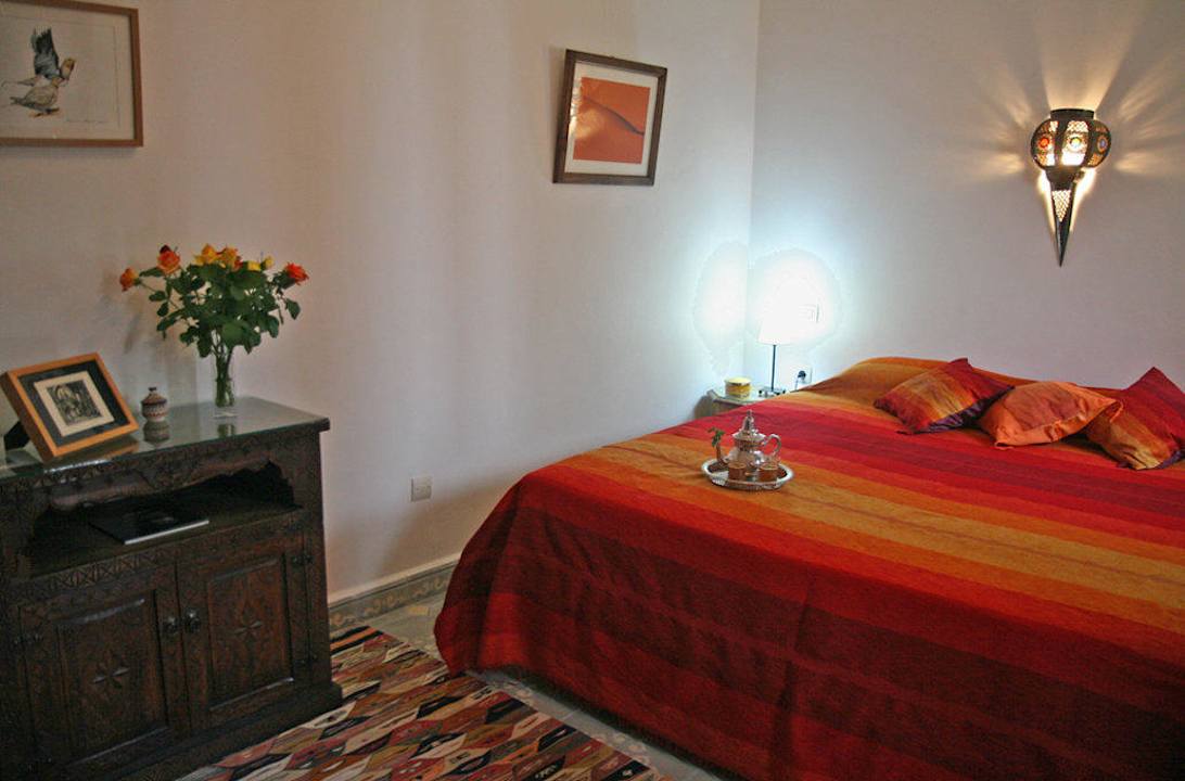 Chambre Ganga située en galerie sur le patio Riad Dar Zampa