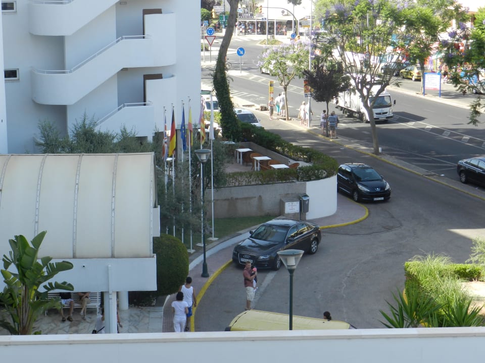 Vom Balkon zur Strasse allsun Hotel Eden Alcudia