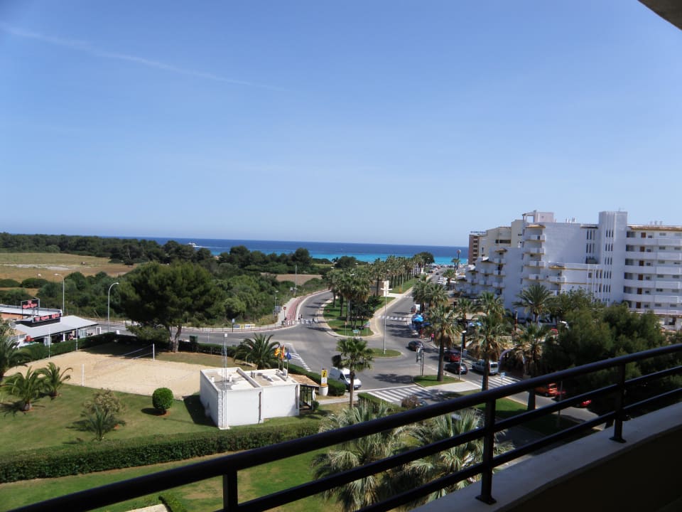 Blick vom Balkon (Haupthaus, Meerblick) allsun App.-Hotel Orient Beach