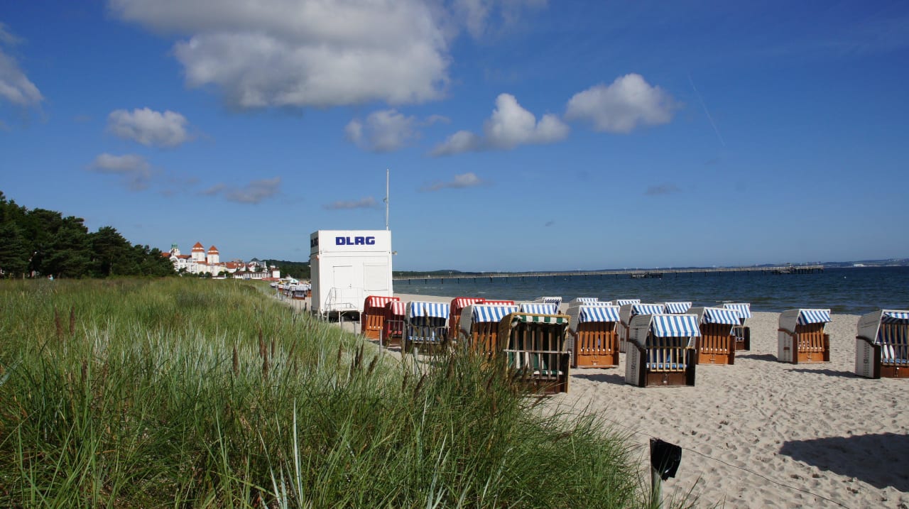 Strandkörbe am Strand Grand Hotel Binz by Private Palace Hotels & Resorts