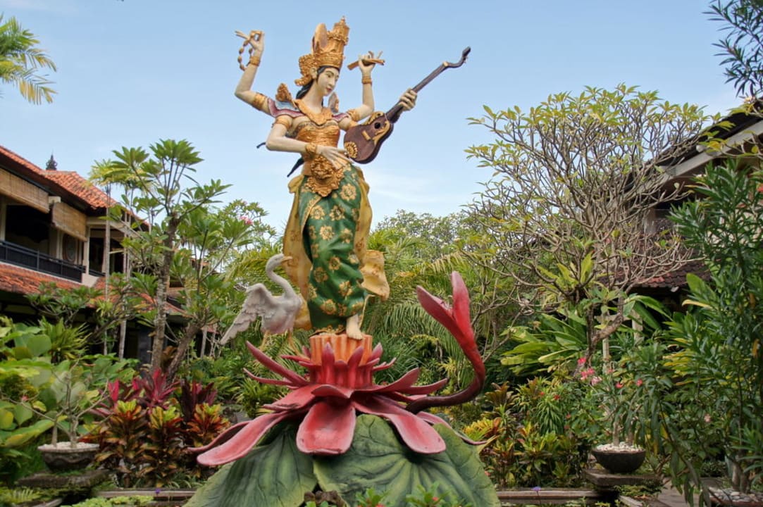 Blickfang im Garten Villa Shanti Beach