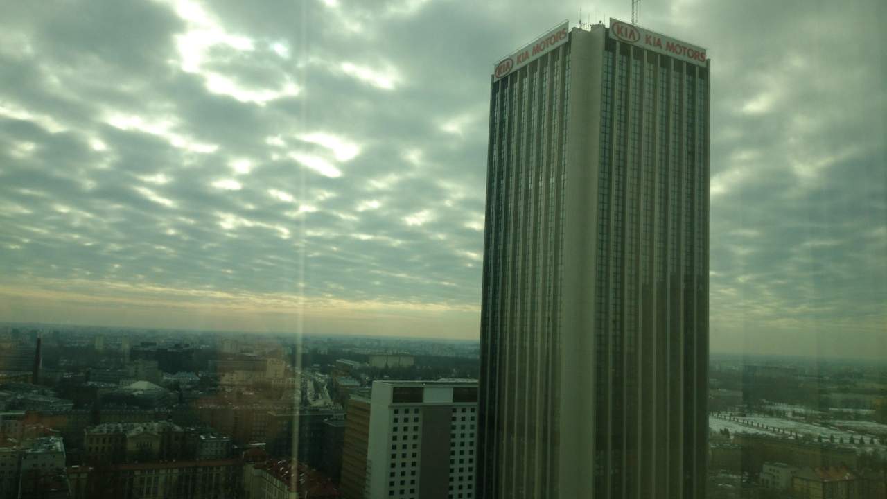 Widok Warsaw Marriott Hotel