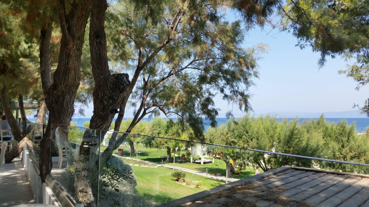 Blick beim Mittag im Meltemi TUI BLUE Oceanis Beach and Spa Resort