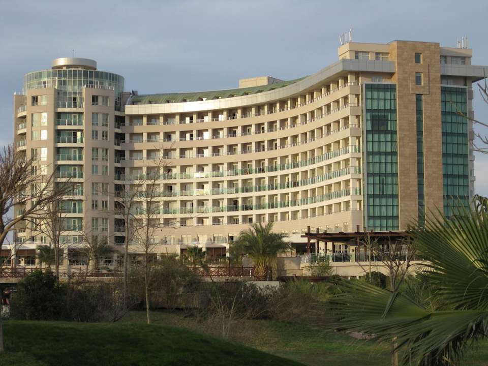 Blick vom Strand, aufs Hotel Sherwood Exclusive Lara