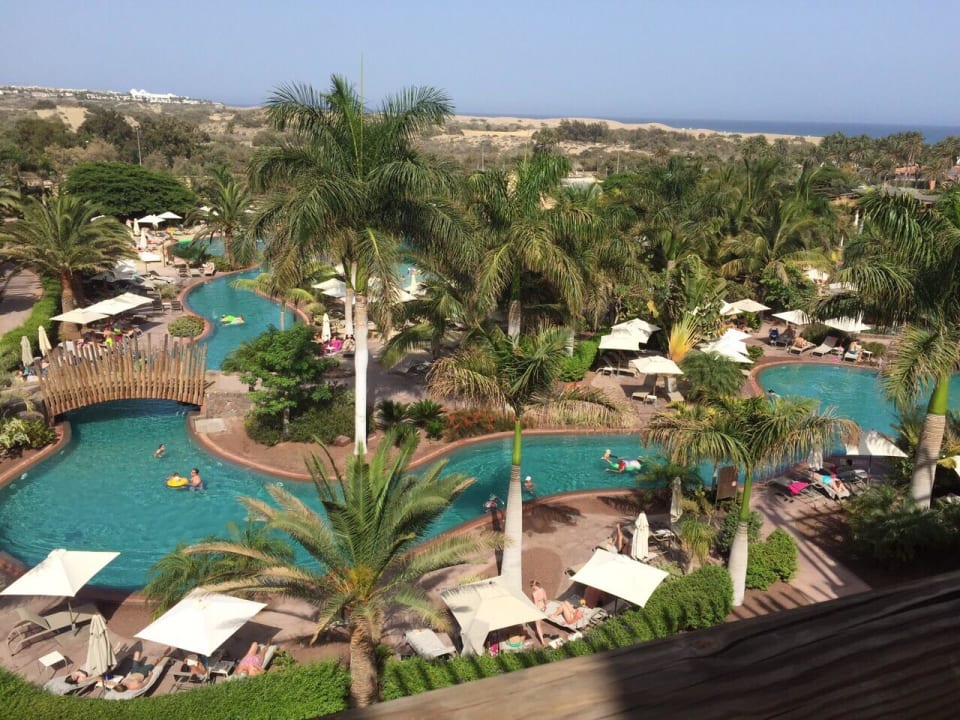 Blick vom Zimmer Lopesan Baobab Resort