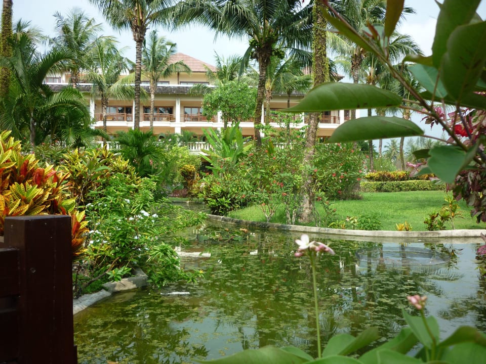 Blick auf unseren Balkon The Andamania Beach Resort & Spa