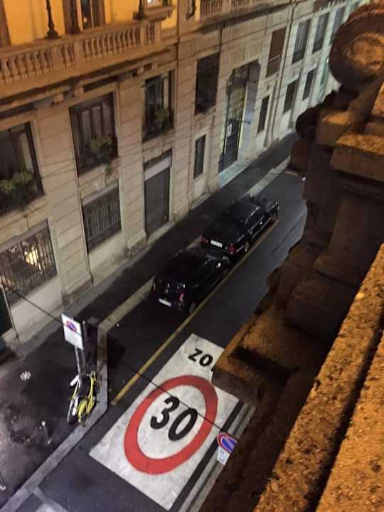 Vom Balkon Hotel Sheraton Diana Majestic