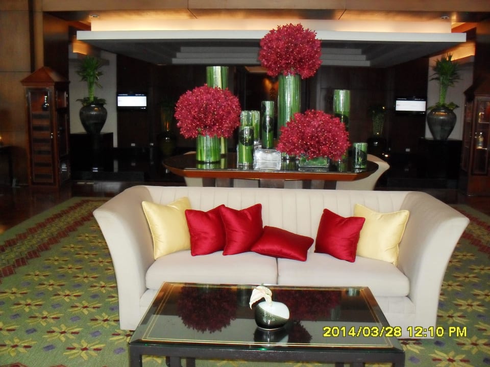 Blumenschmuck in der Lobby JW Marriott Hotel Bangkok