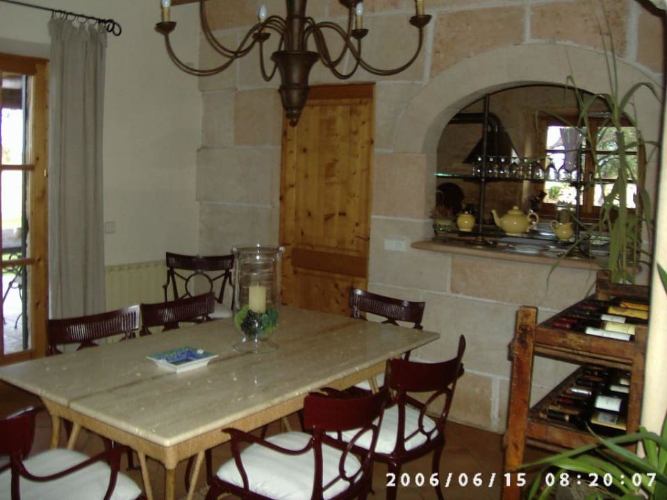 Innere der Finca, Essbereich Finca S'Antigor