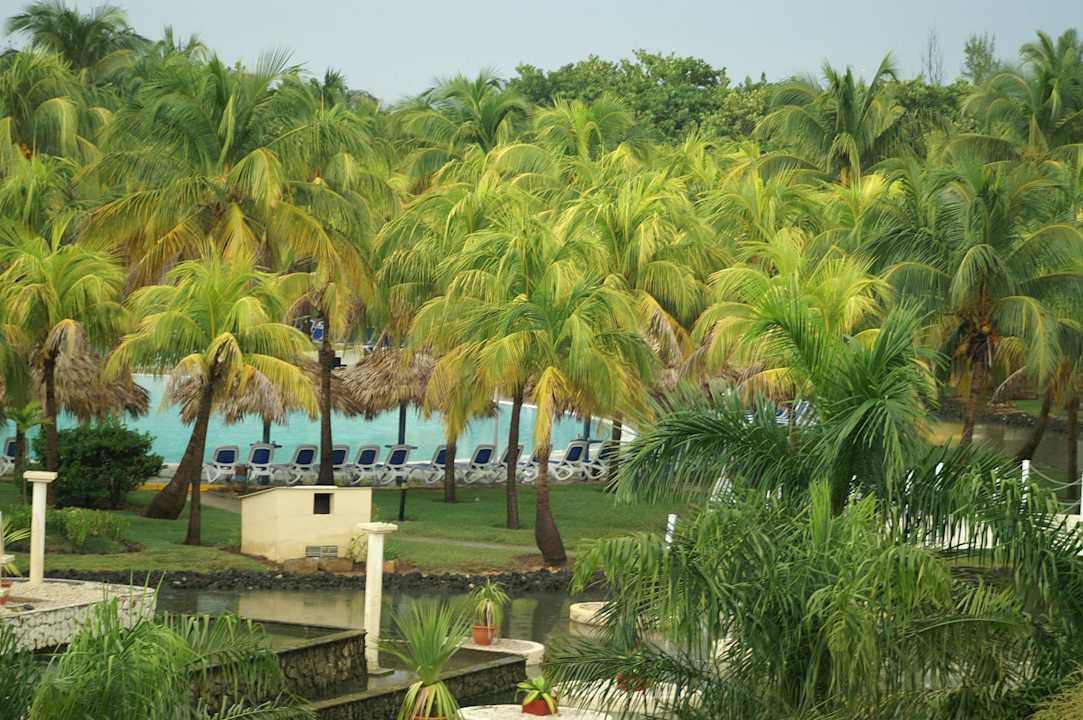 Aussicht vom Balkon am Morgen Melia Las Antillas - Adults only