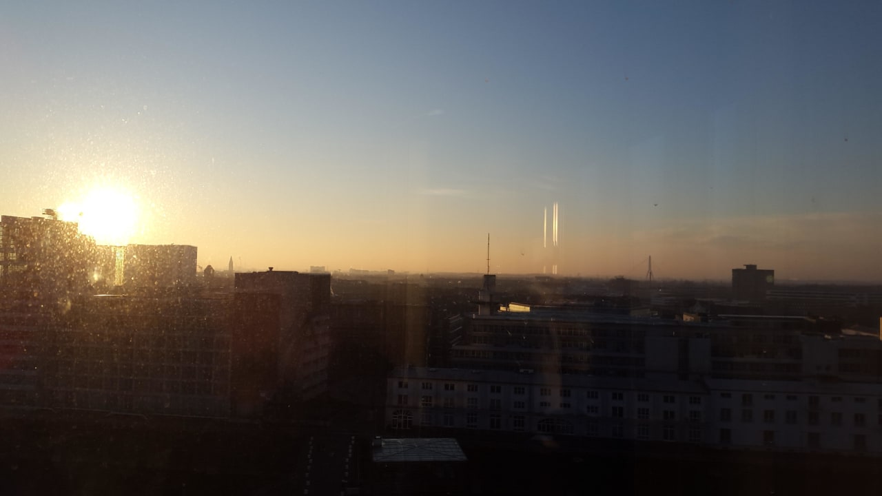 Sonnenaufgang Hotel Hyatt Regency Düsseldorf