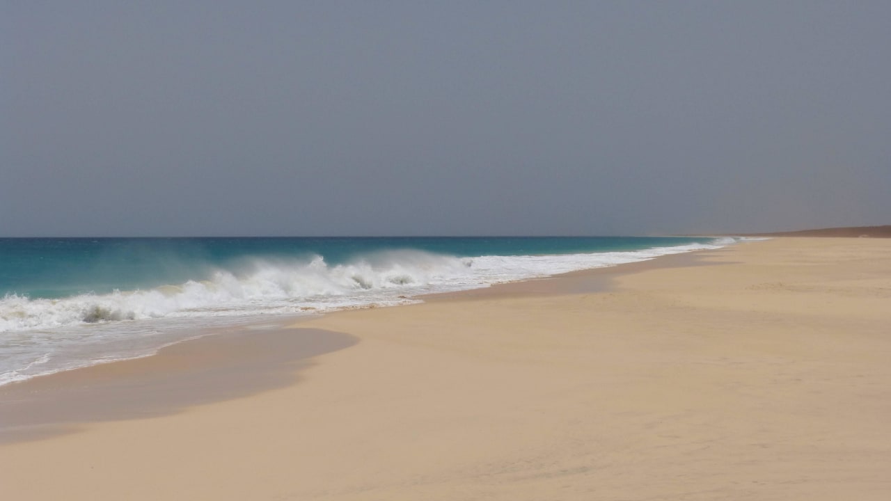 Ewig langer Strand Hotel Riu Touareg