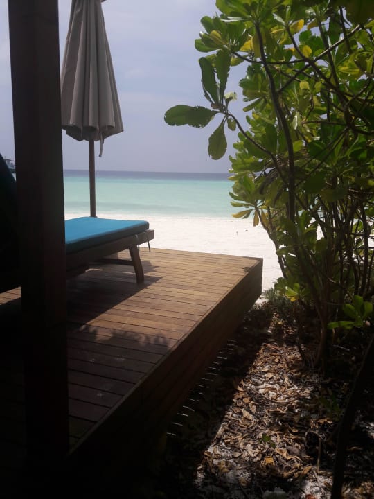 Ausblick Jacuzzi Beach Villa 175 Veligandu Maldives Resort Island