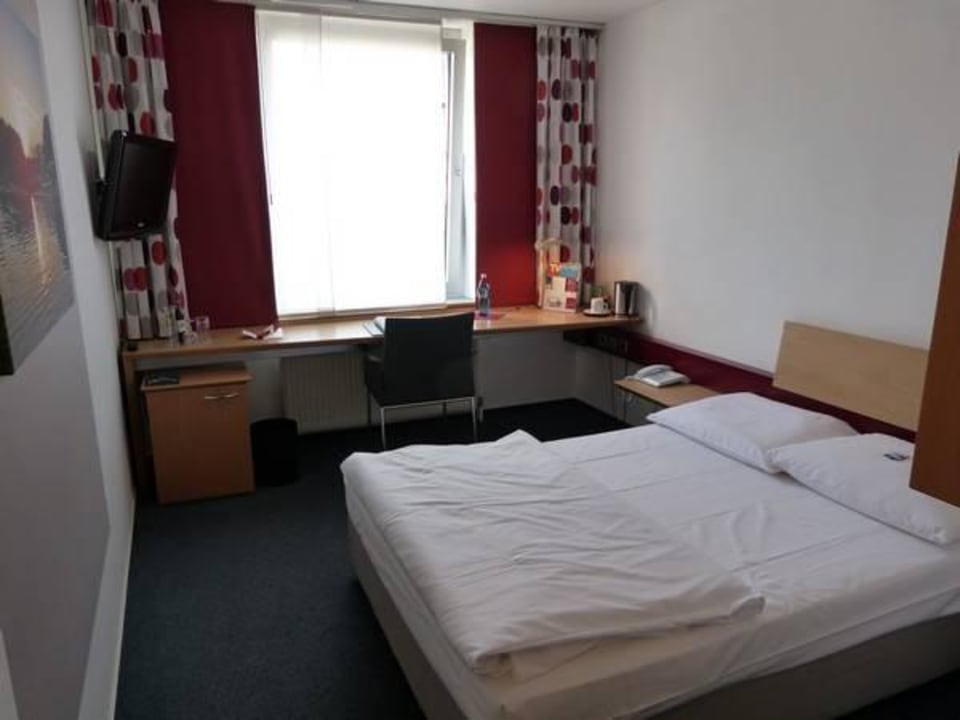 Leider verdunkeln die Vorhänge nicht richtig Stadthotel Münster