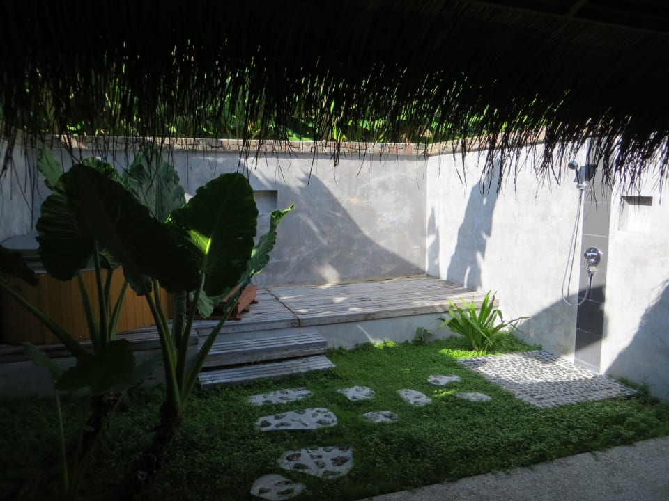 Teil des "Badezimmer" Kuramathi Maldives