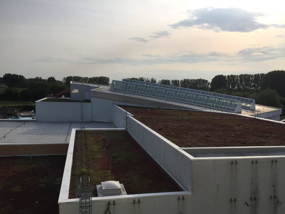 Blick vom Balkon Wyndham Hotel Stralsund HanseDom
