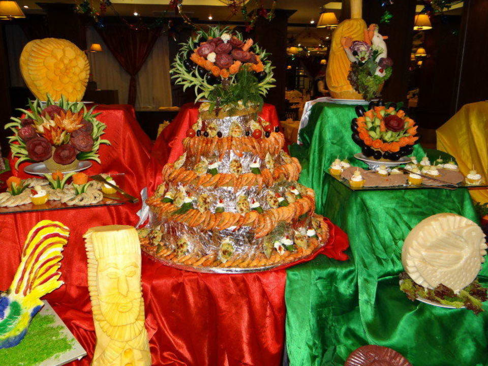 Weihnachten 2013 Scampibaum Vorspeisen Menaville Safaga
