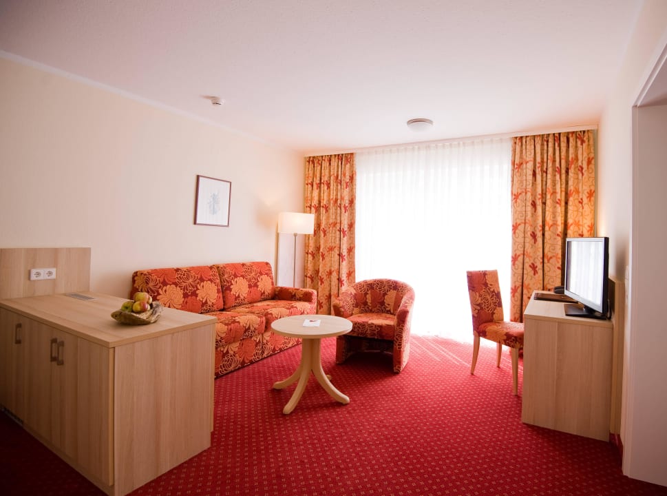 Wohnzimmer Familiensuite Landhotel Alte Mühle