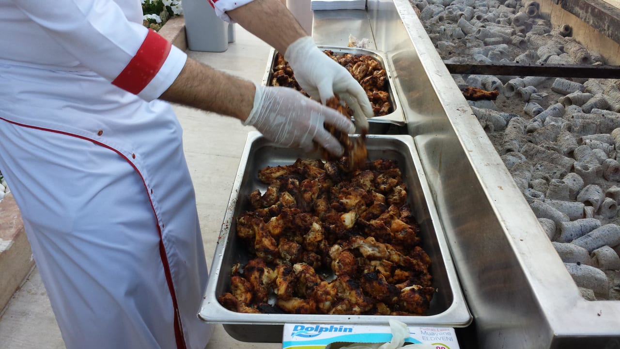 Lecker gegrilltes Oz Hotels Incekum Beach